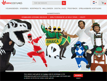 Tablet Screenshot of morphsuits.nl